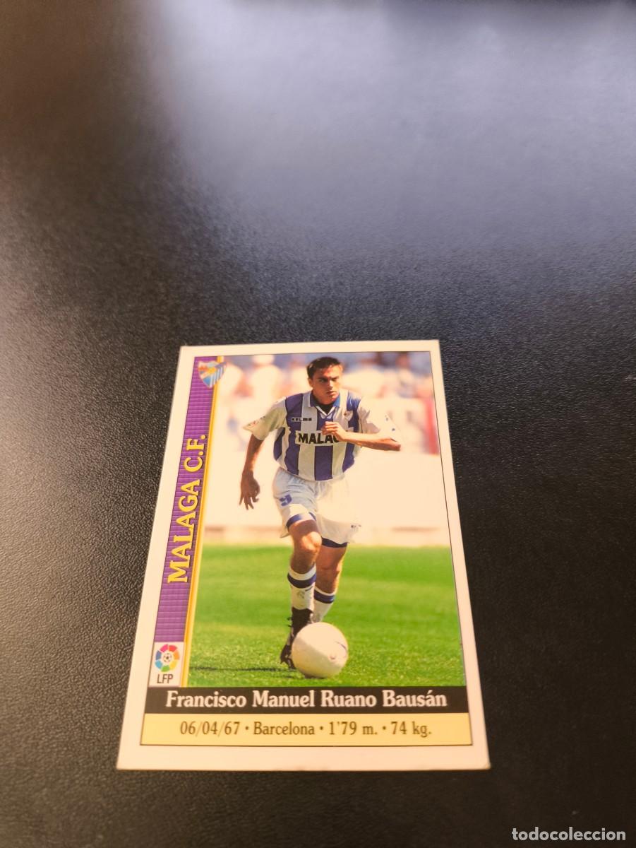Football Stickers: 301 Ruano MALAGA MUNDICROMO FICHAS LIGA 1999 2000 99 00 NO PANINI ESTE