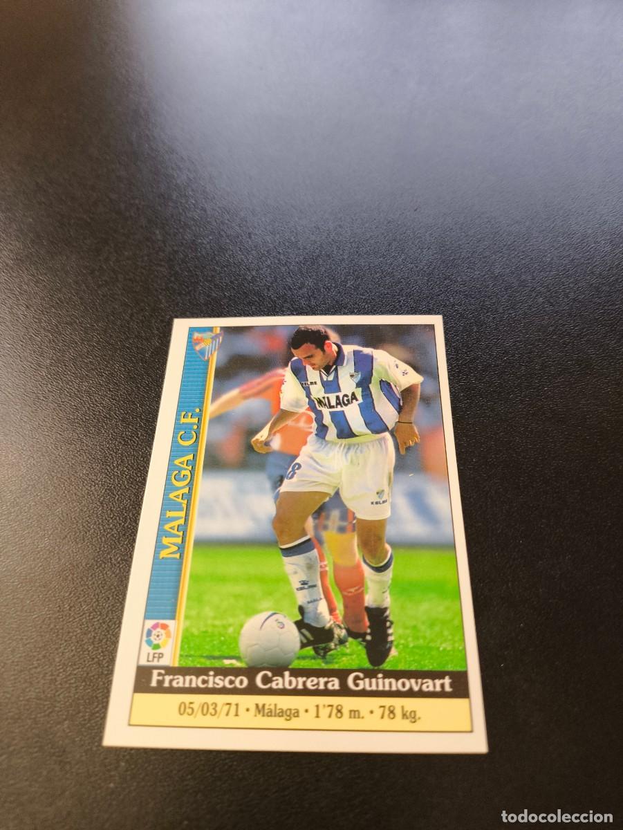 Football Stickers: 303 Quino BAJA MALAGA MUNDICROMO FICHAS LIGA 1999 2000 99 00 NO PANINI ESTE