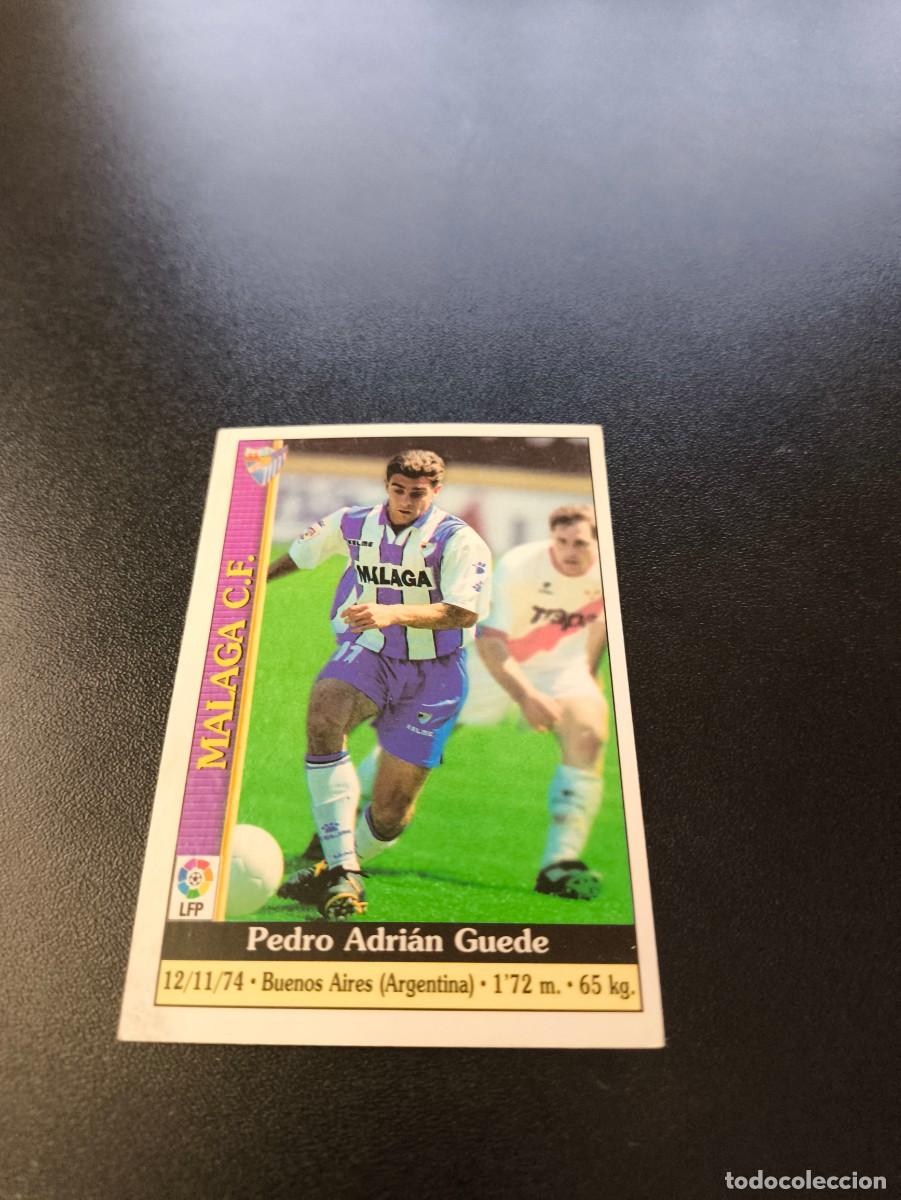 Football Stickers: 305 Guede BAJA MALAGA MUNDICROMO FICHAS LIGA 1999 2000 99 00 NO PANINI ESTE