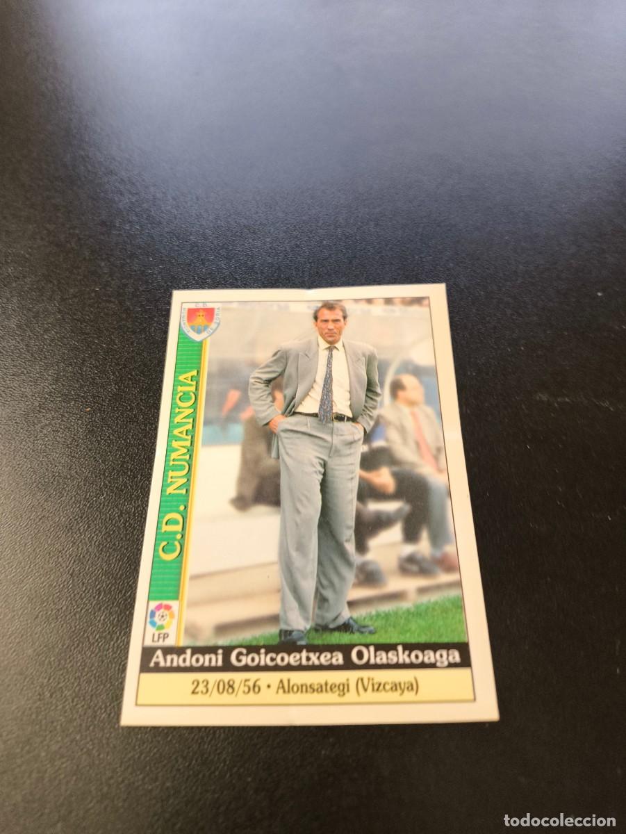 Cromos de Futebol: 308 Goikoetxea CORREGIDO NUMANCIA MUNDICROMO FICHAS LIGA 1999 2000 99 00 NO PANINI ESTE