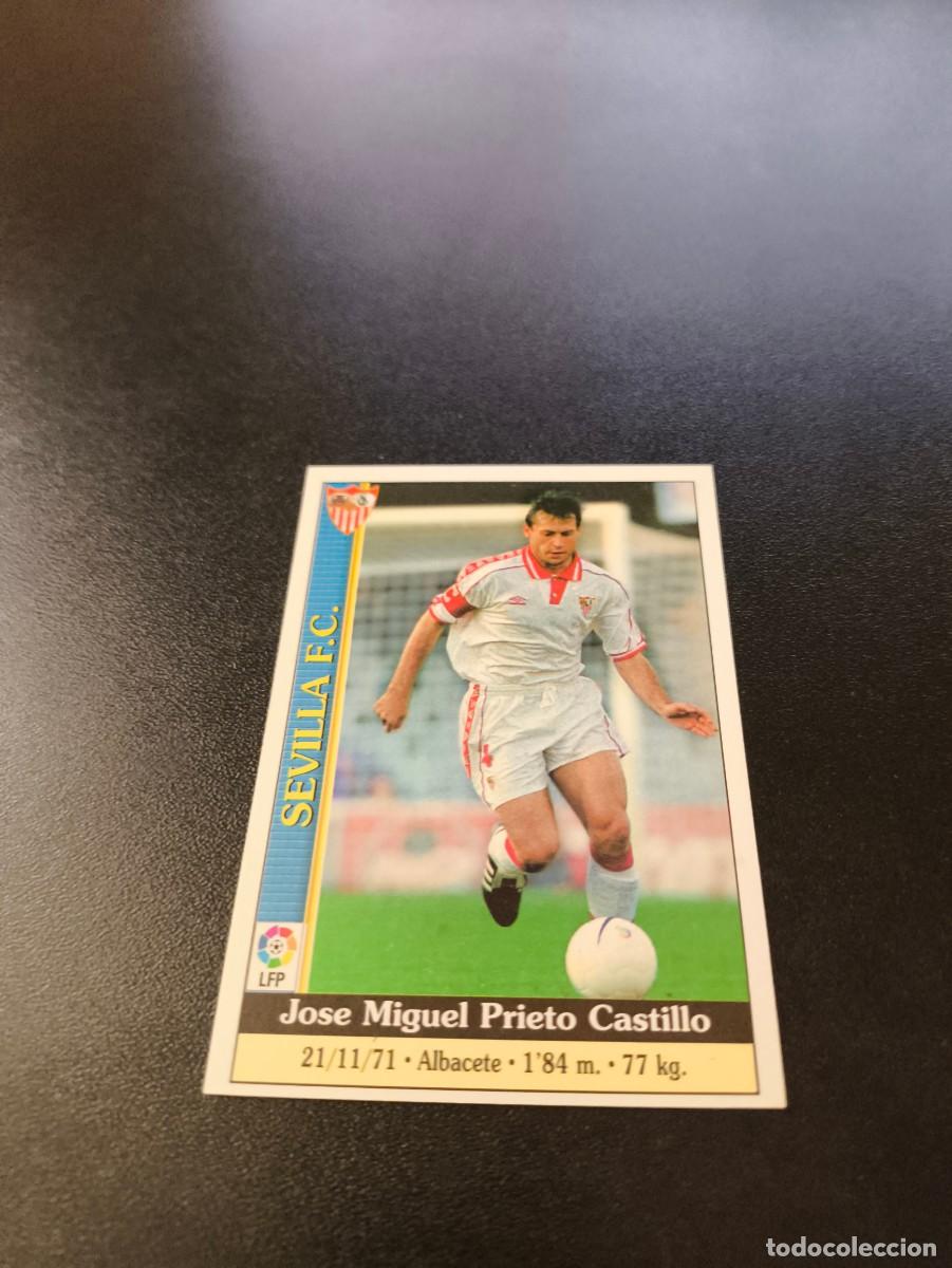 Cromos de F&uacute;tbol: 321 Prieto ERROR SEVILLA MUNDICROMO FICHAS LIGA 1999 2000 99 00 NO PANINI ESTE