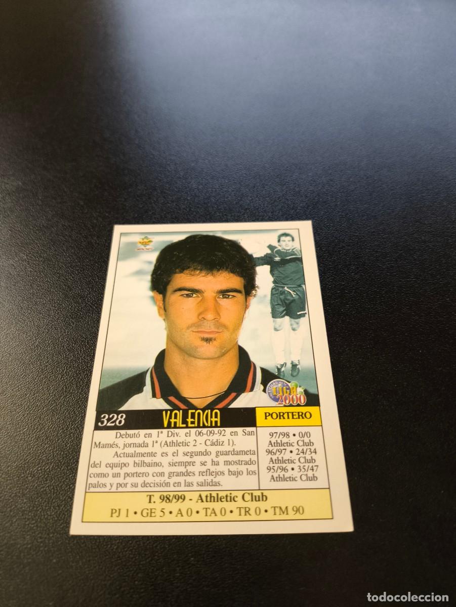 Cromos de F&uacute;tbol: 328 VALENCIA ERROR EDICION SEVILLA MUNDICROMO FICHAS LIGA 1999 2000 99 00 NO PANINI ESTE
