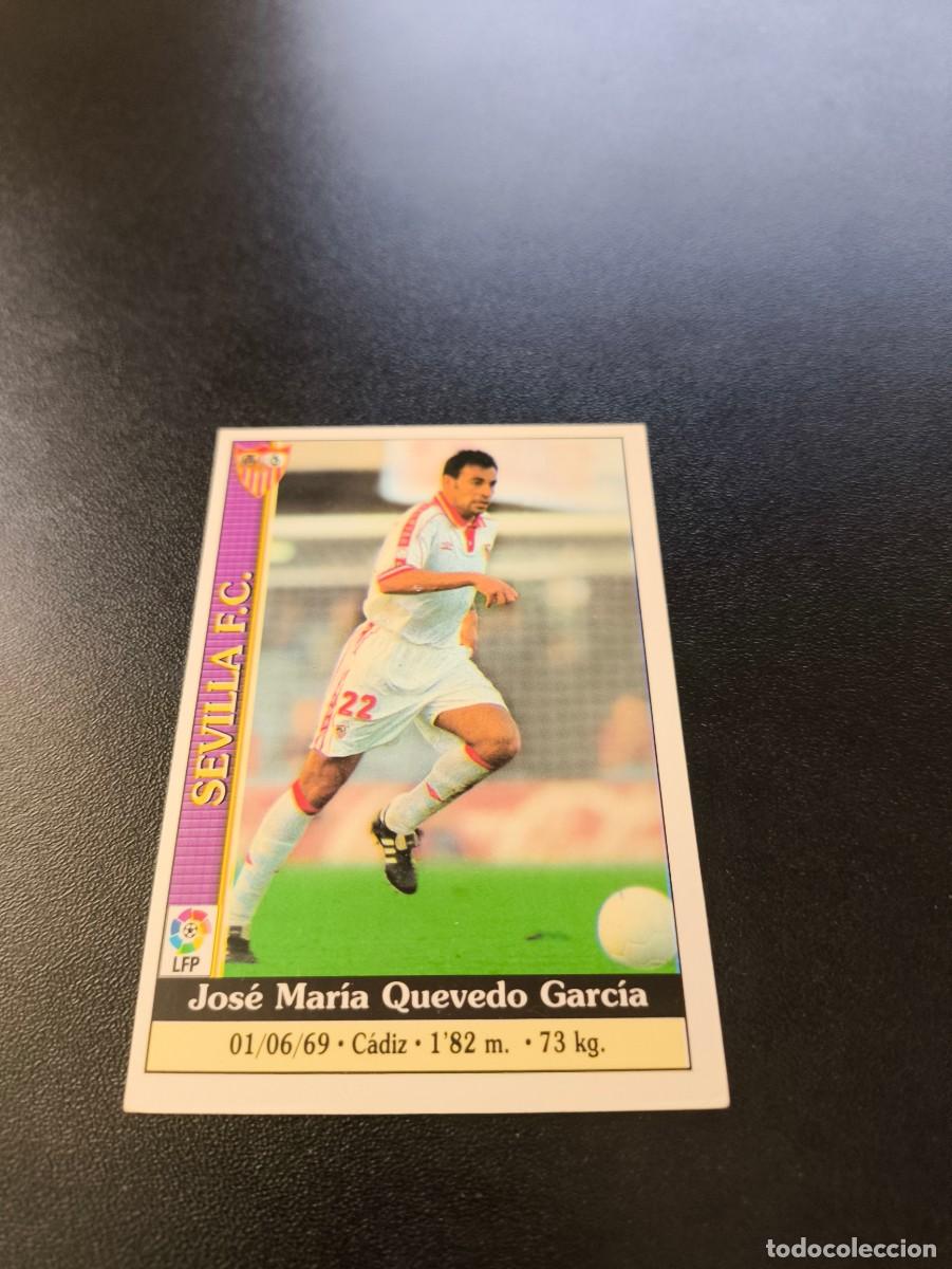 Cromos de F&uacute;tbol: 336 Quevedo SEVILLA MUNDICROMO FICHAS LIGA 1999 2000 99 00 NO PANINI ESTE