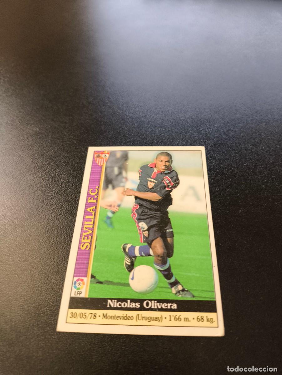 Cromos de F&uacute;tbol: 340 Olivera SEVILLA MUNDICROMO FICHAS LIGA 1999 2000 99 00 NO PANINI ESTE