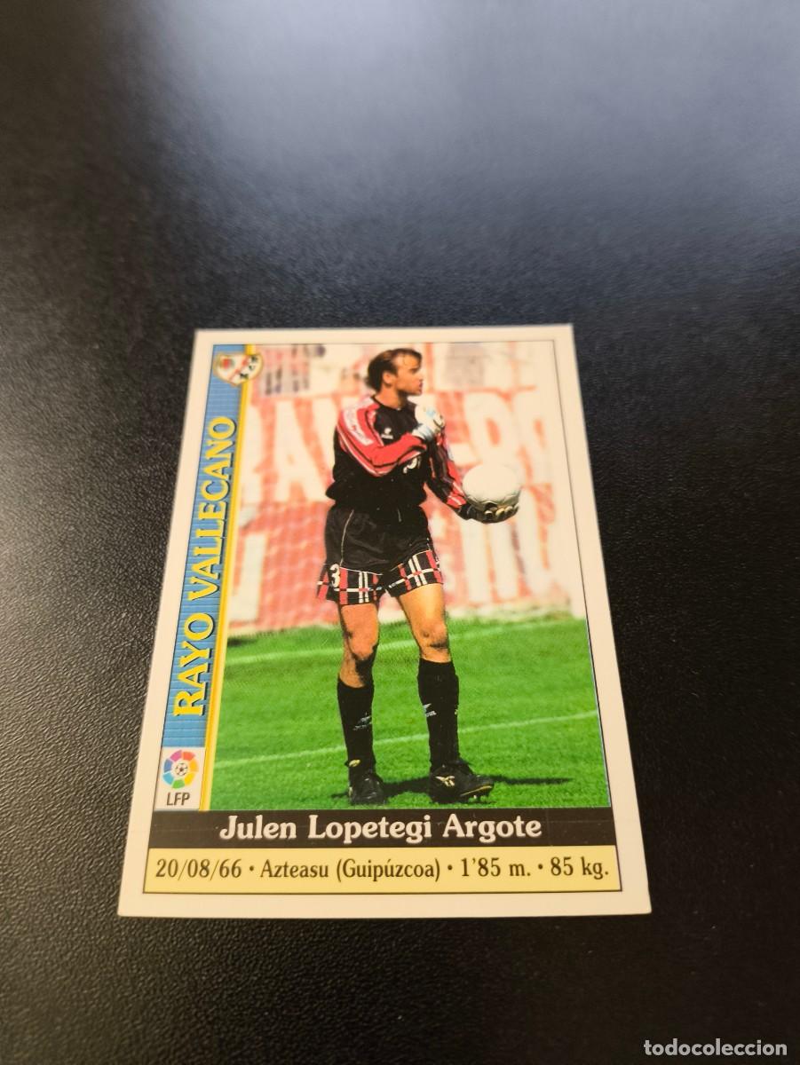 Cromos de F&uacute;tbol: 345 Lopetegi RAYO VALLECANO MUNDICROMO FICHAS LIGA 1999 2000 99 00 NO PANINI ESTE