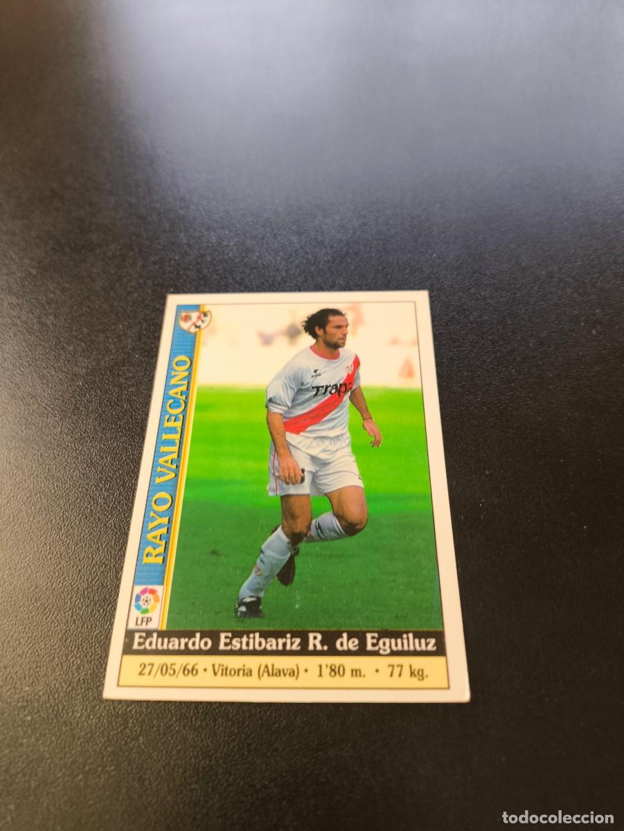 Cromos de F&uacute;tbol: 349 Estibariz RAYO VALLECANO MUNDICROMO FICHAS LIGA 1999 2000 99 00 NO PANINI ESTE