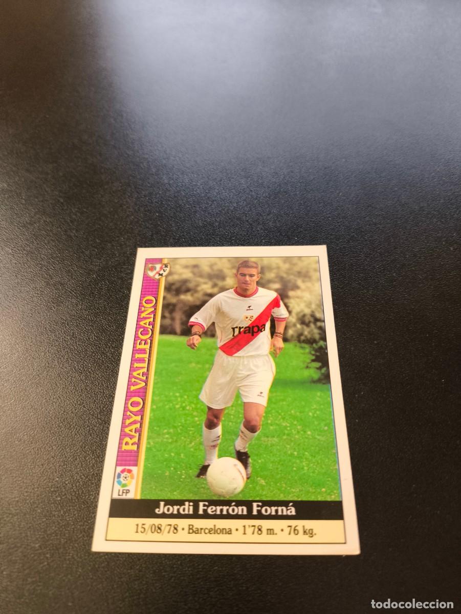 Cromos de F&uacute;tbol: 350 Ferr&oacute;n RAYO VALLECANO MUNDICROMO FICHAS LIGA 1999 2000 99 00 NO PANINI ESTE