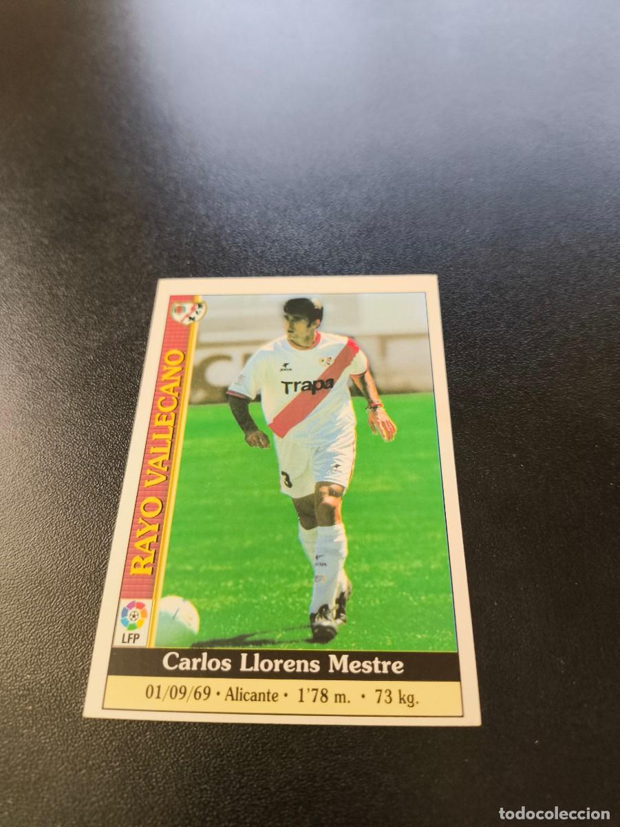 Cromos de F&uacute;tbol: 352 Llorens CORREGIDO RAYO VALLECANO MUNDICROMO FICHAS LIGA 1999 2000 99 00 NO PANINI ESTE
