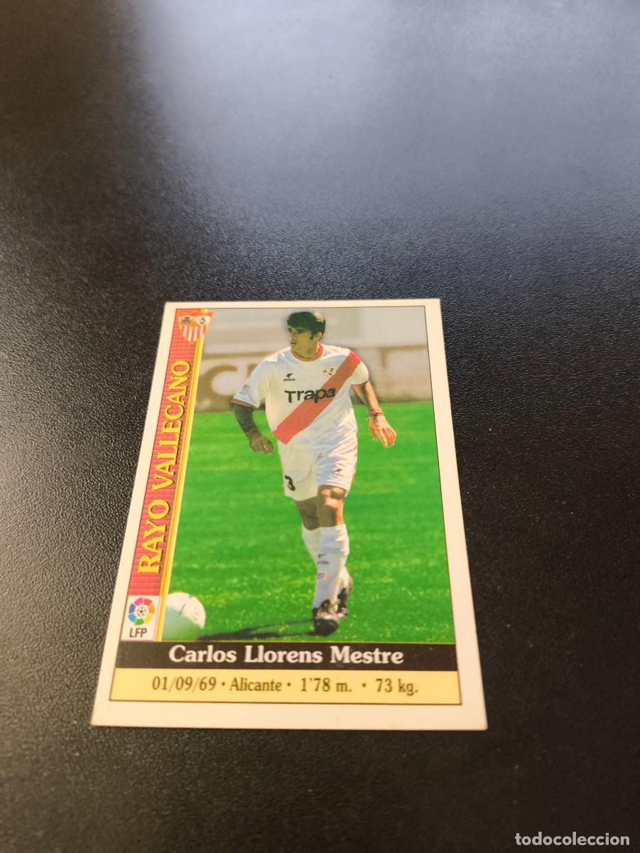 Cromos de F&uacute;tbol: 352 Llorens ERROR RAYO VALLECANO MUNDICROMO FICHAS LIGA 1999 2000 99 00 NO PANINI ESTE