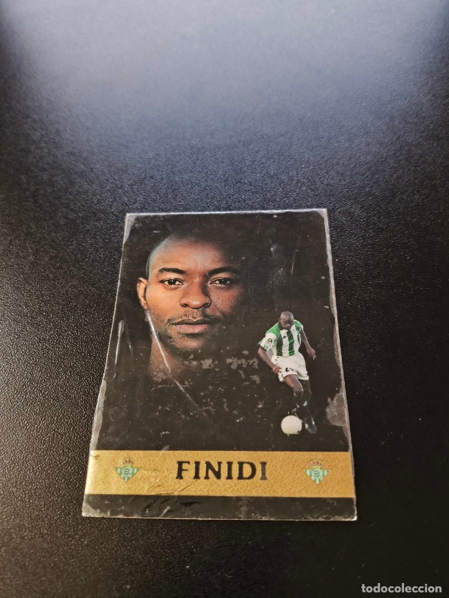 Cromos de F&uacute;tbol: 421 Finidi BETIS LOS MEJORES MUNDICROMO FICHAS LIGA 1999 2000 99 00 NO PANINI ESTE
