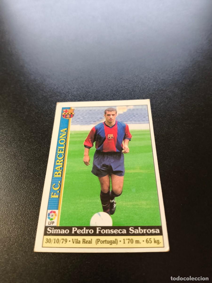 Cromos de F&uacute;tbol: 442 Simao BARCELONA HORA UH MUNDICROMO FICHAS LIGA 1999 2000 99 00 NO PANINI ESTE