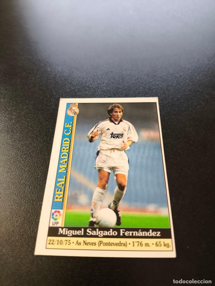 Cromos de F&uacute;tbol: 446 Michel Salgado REAL MADRID HORA UH MUNDICROMO FICHAS LIGA 1999 2000 99 00 NO PANINI ESTE