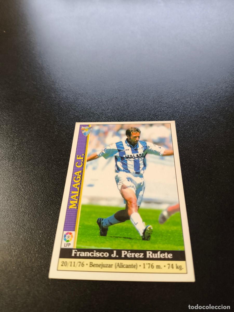 Cromos de F&uacute;tbol: 452 Rufete MALAGA ULTIMA HORA UH MUNDICROMO FICHAS LIGA 1999 2000 99 00 NO PANINI ESTE