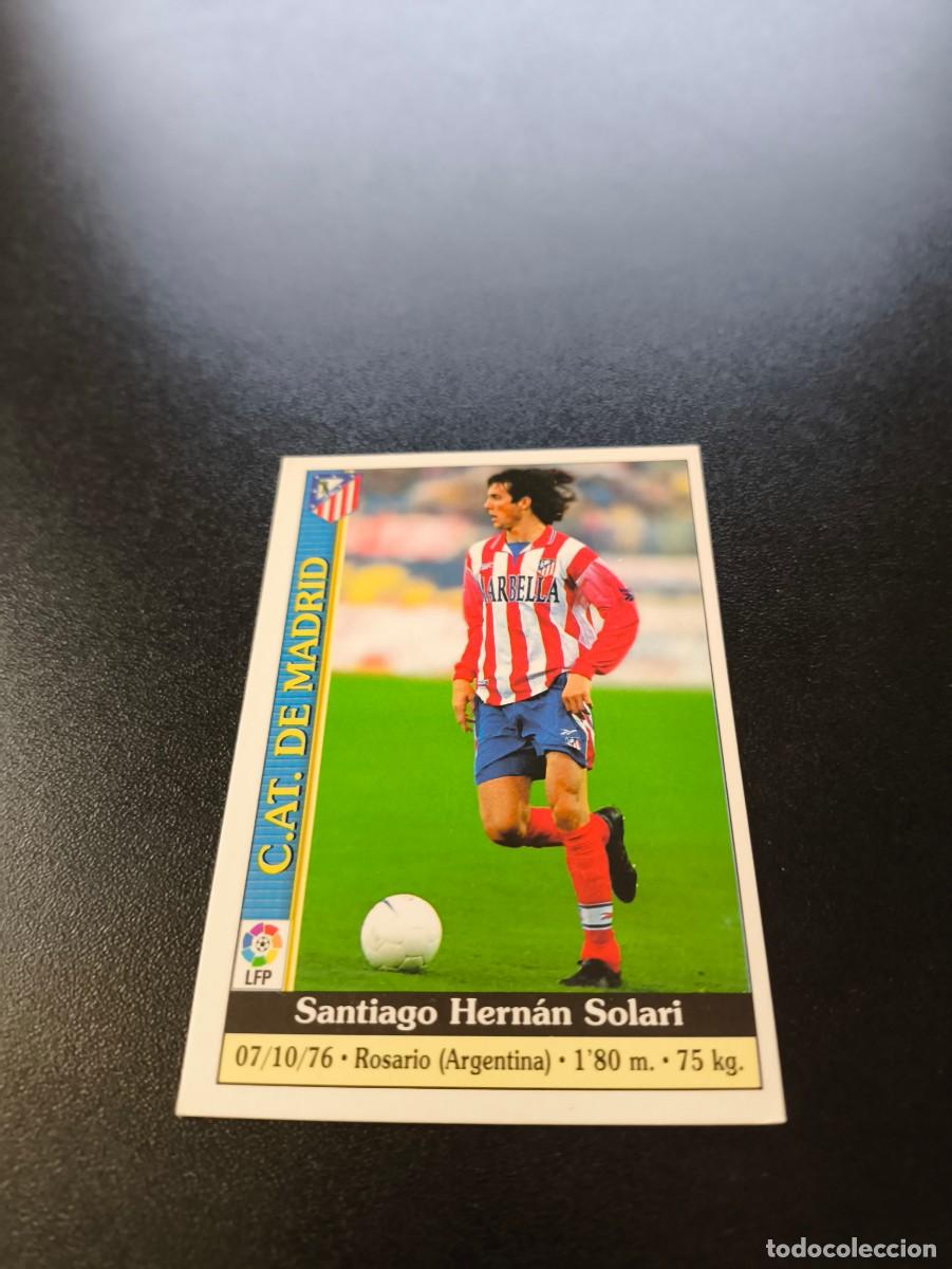 Cromos de F&uacute;tbol: 454 Solari ATLETICO DE MADRID ULTIMA HORA UH MUNDICROMO FICHAS LIGA 1999 2000 99 00 NO PANINI ESTE