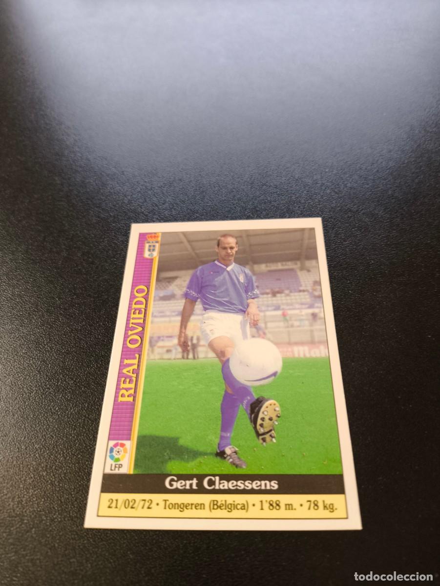 Cromos de F&uacute;tbol: 455 Claesens OVIEDO ULTIMA HORA UH MUNDICROMO FICHAS LIGA 1999 2000 99 00 NO PANINI ESTE