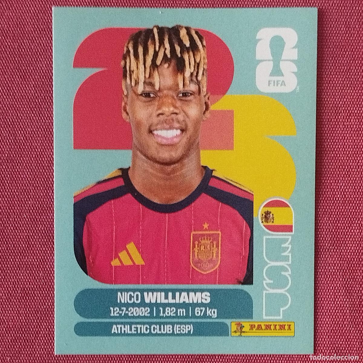 Cromos de F&uacute;tbol: NICO WILLIAMS - ESP 17 - ESPA&Ntilde;A - MUNDIAL - FIFA WORLD CUP - 2026