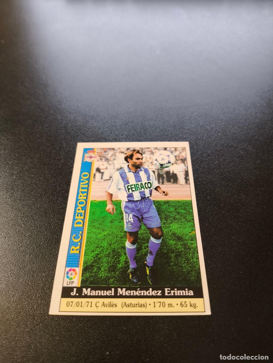 Cromos de F&uacute;tbol: 466 Manel DEPORTIVO CORU&Ntilde;A ULTIMA HORA UH MUNDICROMO FICHAS LIGA 1999 2000 99 00 NO PANINI ESTE