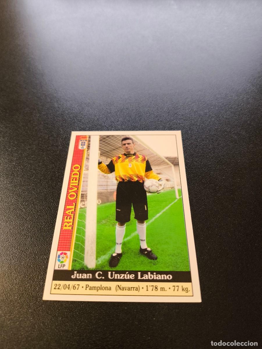 Cromos de F&uacute;tbol: 469 Unzu&eacute; OVIEDO ULTIMA HORA UH MUNDICROMO FICHAS LIGA 1999 2000 99 00 NO PANINI ESTE