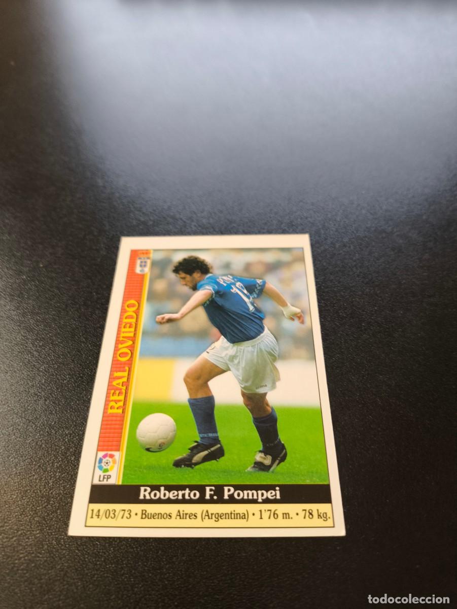 Cromos de F&uacute;tbol: 473 Pompei OVIEDO ULTIMA HORA UH MUNDICROMO FICHAS LIGA 1999 2000 99 00 NO PANINI ESTE