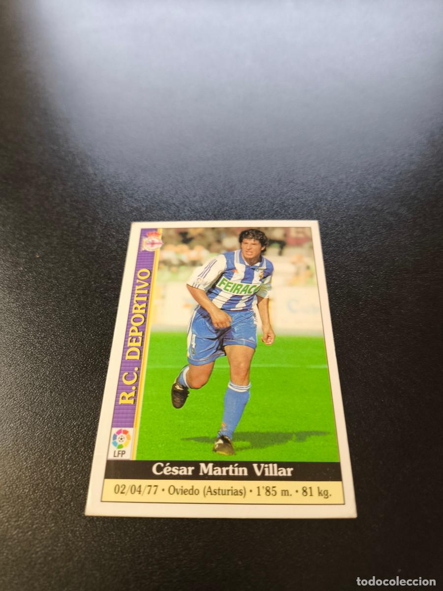 Cromos de F&uacute;tbol: 480 Cesar DEPORTIVO DE LA CORU&Ntilde;A ULTIMA HORA MUNDICROMO FICHAS LIGA 1999 2000 99 00 NO PANINI ESTE