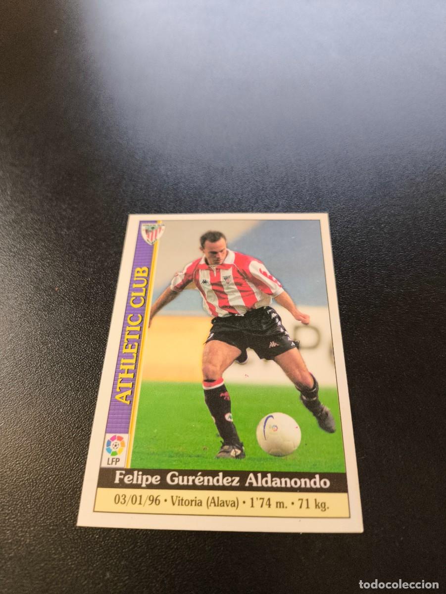 Cromos de F&uacute;tbol: 496 Felipe ATHLETIC DE BILBAO ULTIMA HORA UH MUNDICROMO FICHAS LIGA 1999 2000 99 00 NO PANINI ESTE