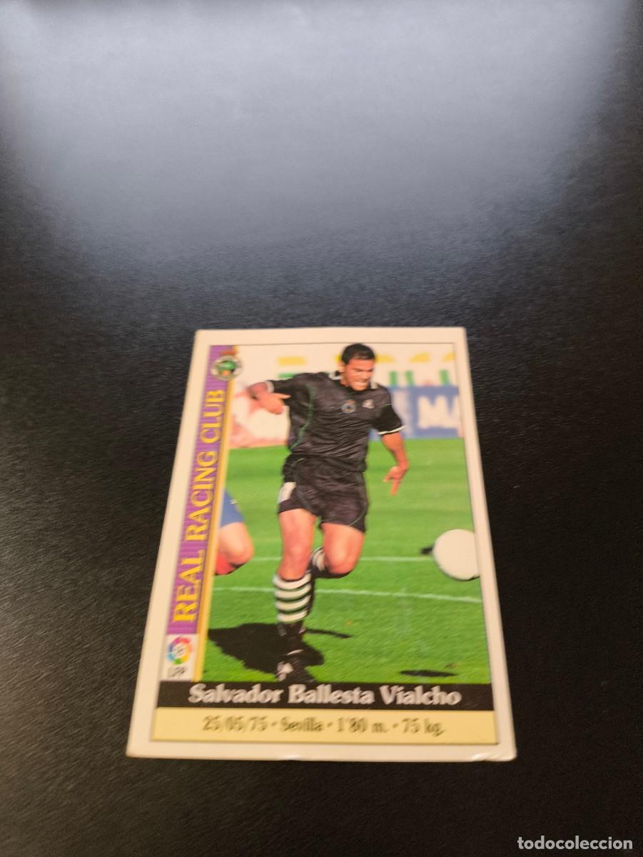 Cromos de F&uacute;tbol: 499 Salva RACING DE SANTANDER ULTIMA HORA UH MUNDICROMO FICHAS LIGA 1999 2000 99 00 NO PANINI ESTE