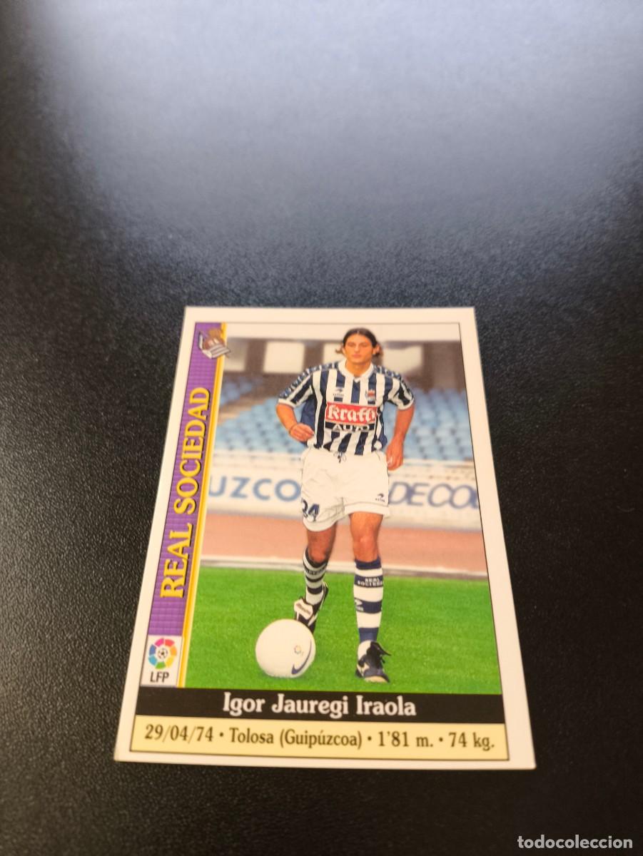 Cromos de F&uacute;tbol: 501 Jauregi REAL SOCIEDAD ULTIMA HORA MUNDICROMO FICHAS LIGA 1999 2000 99 00 NO PANINI ESTE