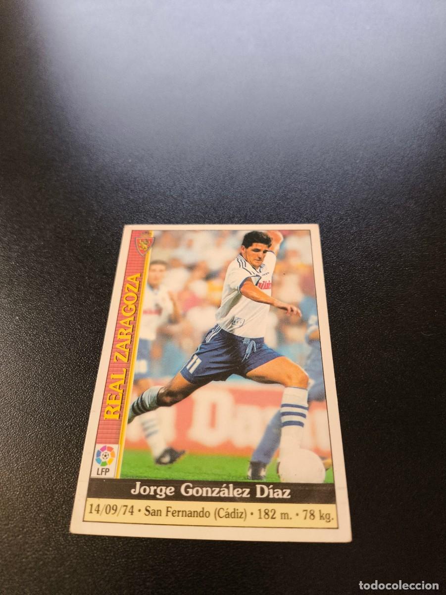 Cromos de F&uacute;tbol: 502 Yordi ZARAGOZA ULTIMA HORA MUNDICROMO FICHAS LIGA 1999 2000 99 00 NO PANINI ESTE