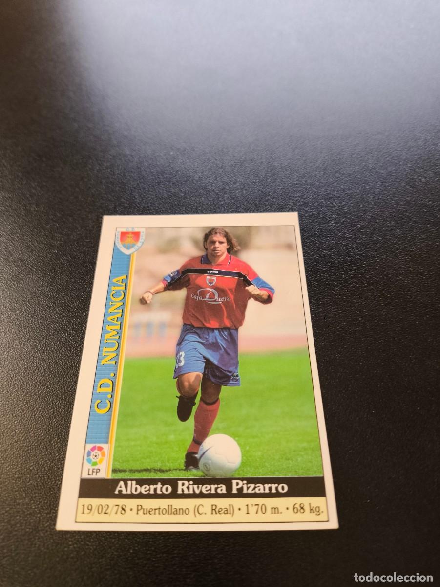 Cromos de F&uacute;tbol: 506 Rivera CORREGIDO NUMANCIA ULTIMA HORA MUNDICROMO FICHAS LIGA 1999 2000 99 00 NO PANINI ESTE