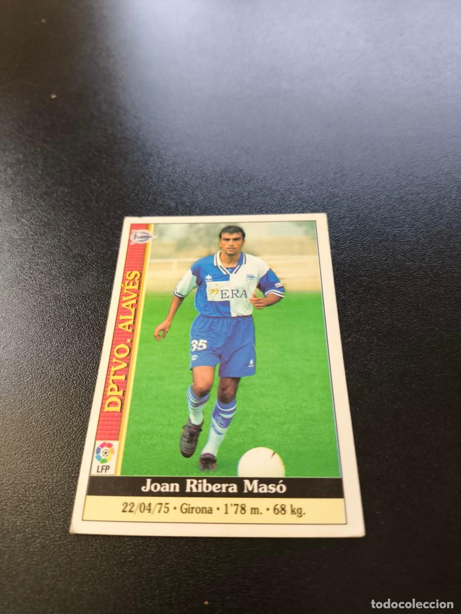 Cromos de F&uacute;tbol: 509 NAN RIBERA ERROR ALAVES ULTIMA HORA MUNDICROMO FICHAS LIGA 1999 2000 99 00 NO PANINI ESTE