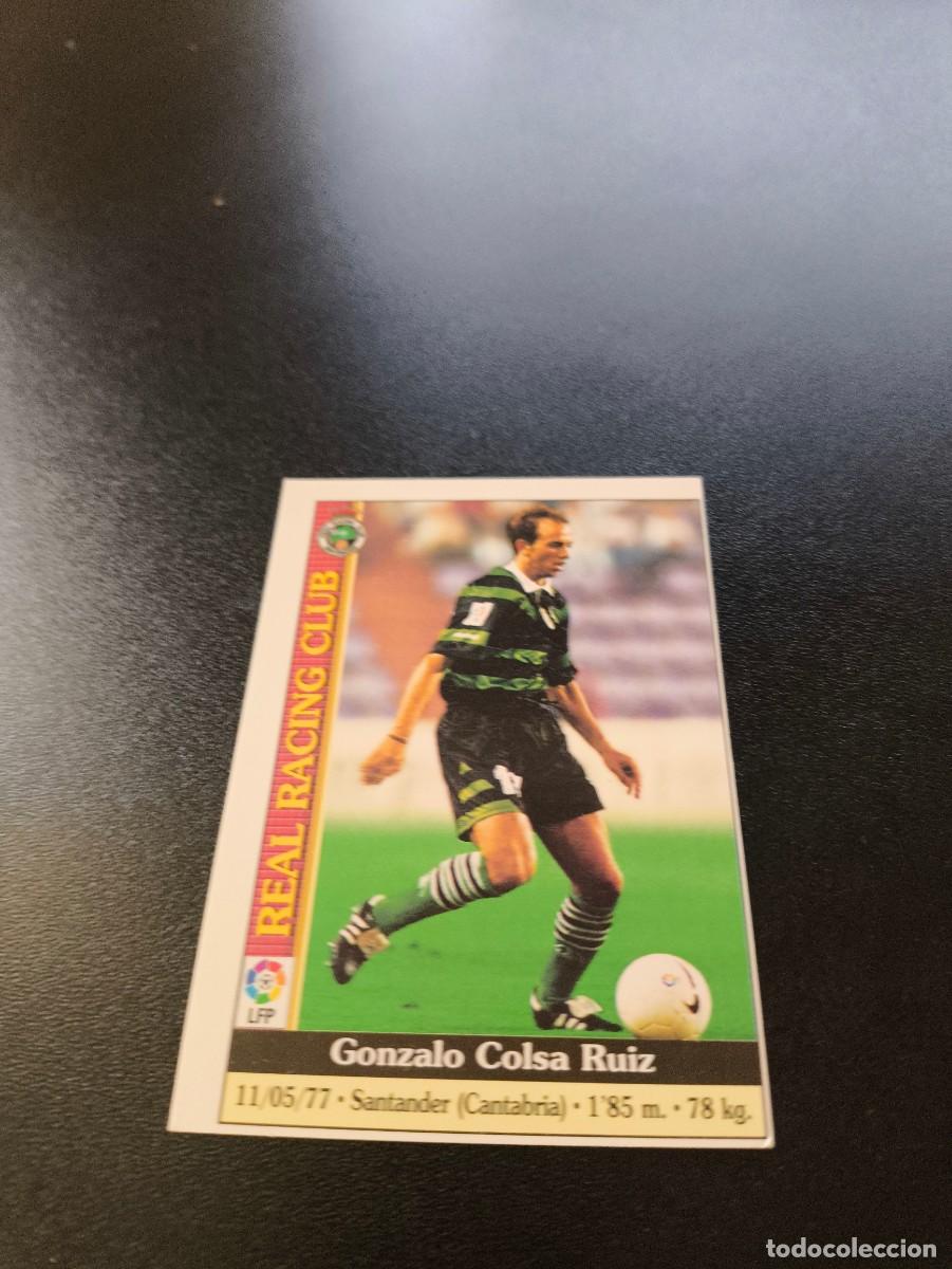 Cromos de F&uacute;tbol: 513 Colsa RACING DE SANTANDER ULTIMA HORA MUNDICROMO FICHAS LIGA 1999 2000 99 00 NO PANINI ESTE