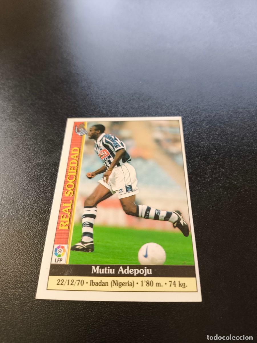 Cromos de F&uacute;tbol: 517 Mutiu REAL SOCIEDAD ULTIMA HORA MUNDICROMO FICHAS LIGA 1999 2000 99 00 NO PANINI ESTE