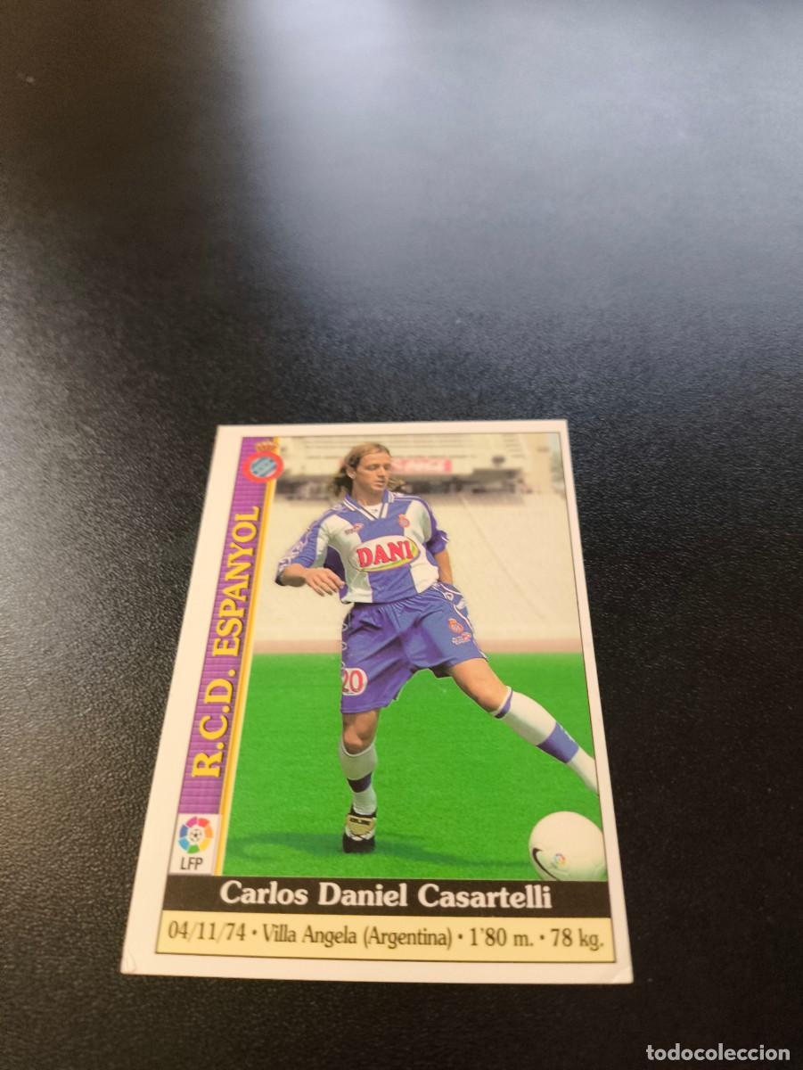 Cromos de F&uacute;tbol: 519 Casartelli ESPANYOL ULTIMA HORA MUNDICROMO FICHAS LIGA 1999 2000 99 00 NO PANINI ESTE