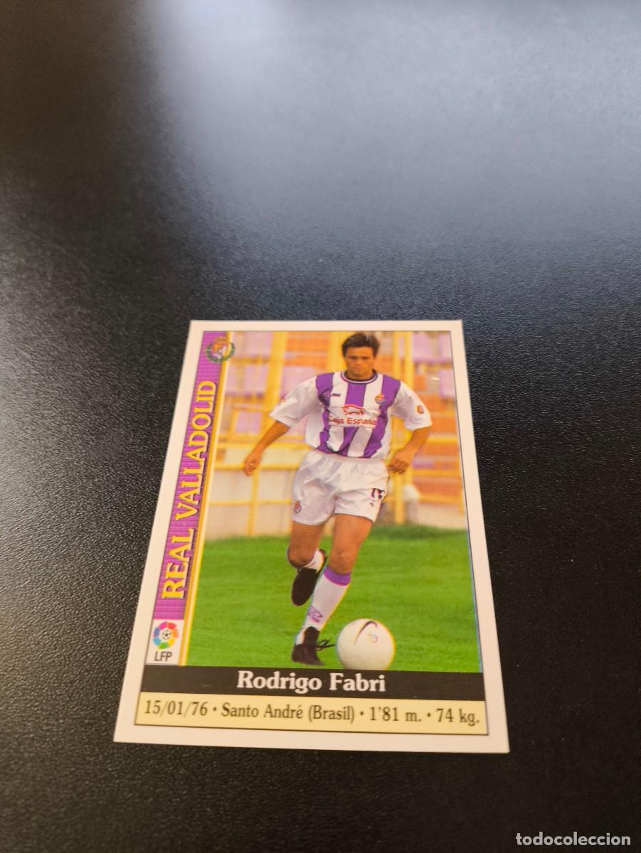 Cromos de F&uacute;tbol: 525 Rodrigo valladolid ULTIMA HORA III MUNDICROMO FICHAS LIGA 1999 2000 99 00 NO PANINI ESTE