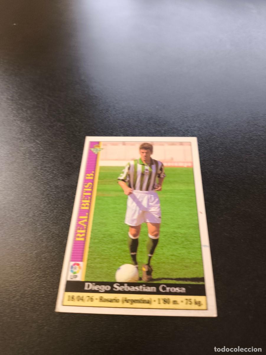 Cromos de F&uacute;tbol: 529 Crosa BETIS ULTIMA HORA III MUNDICROMO FICHAS LIGA 1999 2000 99 00 NO PANINI ESTE