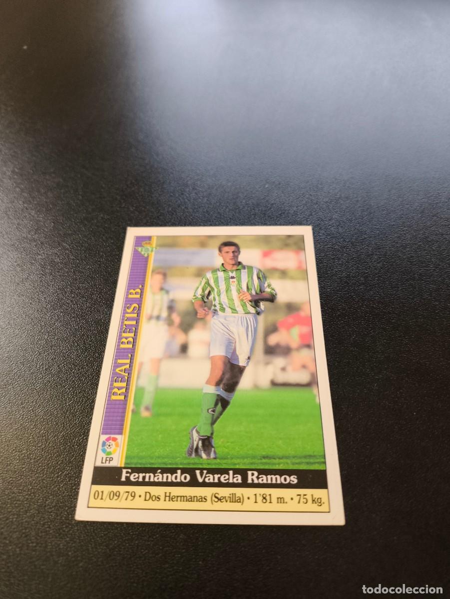 Cromos de F&uacute;tbol: 530 Varela BETIS ULTIMA HORA III MUNDICROMO FICHAS LIGA 1999 2000 99 00 NO PANINI ESTE