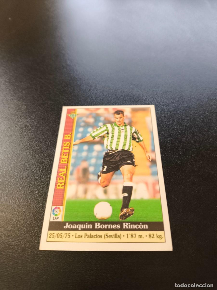 Cromos de F&uacute;tbol: 531 Bornes BETIS ULTIMA HORA III MUNDICROMO FICHAS LIGA 1999 2000 99 00 NO PANINI ESTE