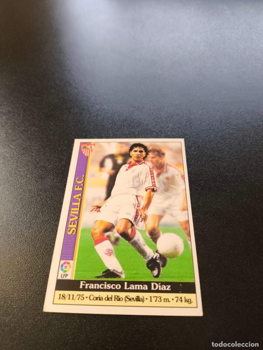 Cromos de F&uacute;tbol: 534 Francisco SEVILLA ULTIMA HORA III MUNDICROMO FICHAS LIGA 1999 2000 99 00 NO PANINI ESTE
