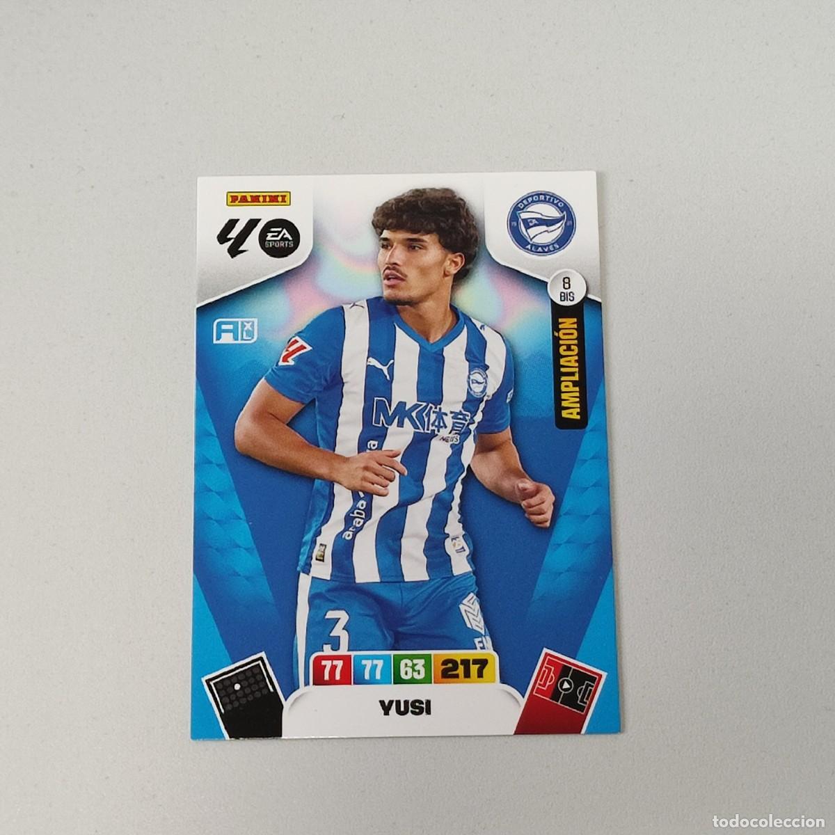 Cromos de F&uacute;tbol: ADRENALYN XL 2025 2026 25 26 Panini Liga Ampliaci&oacute;n 8 BIS YUSI ALAVES CRM1