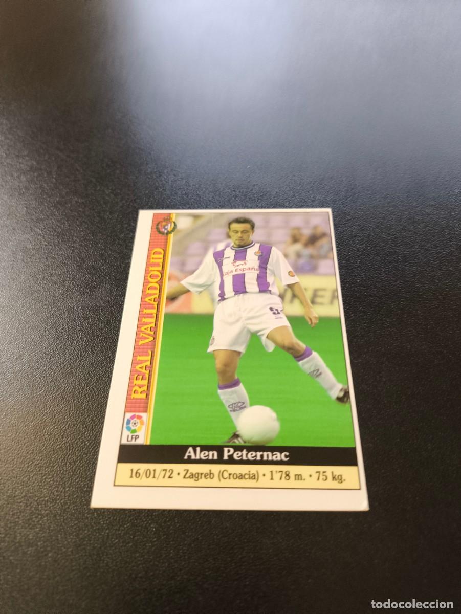 Cromos de F&uacute;tbol: 542 Peternac VALLADOLID ULTIMA HORA III MUNDICROMO FICHAS LIGA 1999 2000 99 00 NO PANINI ESTE