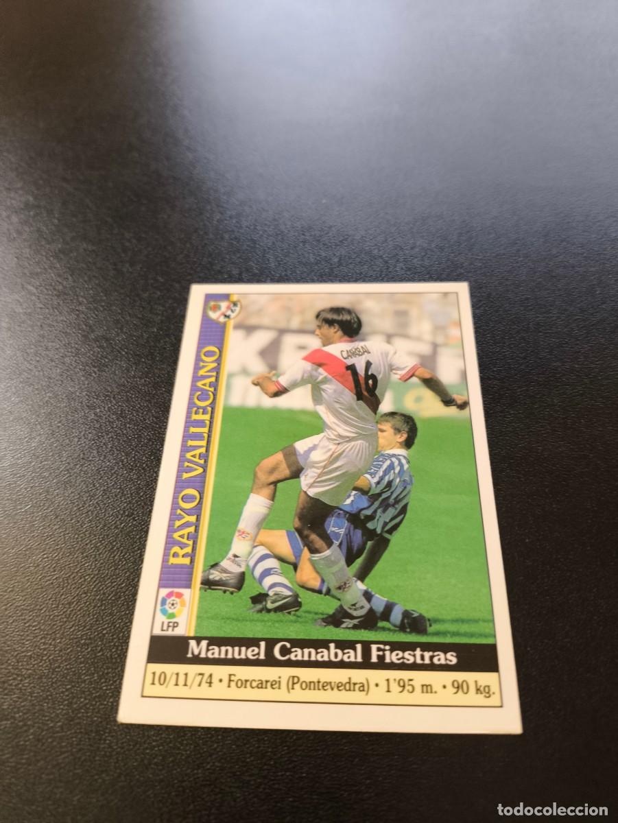 Cromos de F&uacute;tbol: 545 Canabal RAYO VALLECANO ULTIMA HORA III MUNDICROMO FICHAS LIGA 1999 2000 99 00 NO PANINI ESTE