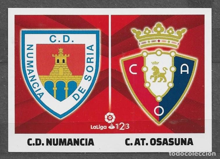 Cromos de F&uacute;tbol: Liga este 2017/18 - Numancia/Osasuna - N&ordm; 7 - ( Escudos )