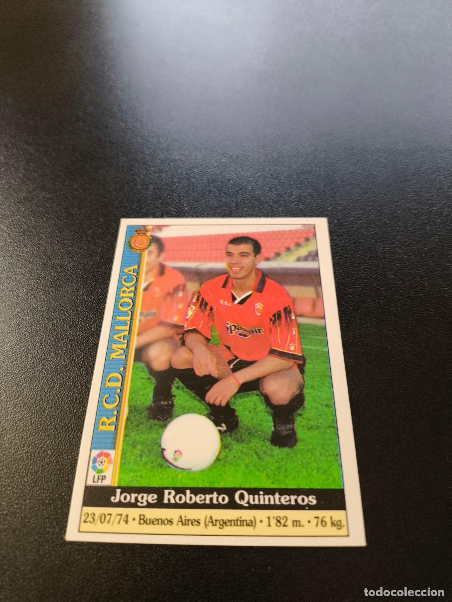 Cromos de F&uacute;tbol: 551 Quinteros MALLORCA ULTIMA HORA III MUNDICROMO FICHAS LIGA 1999 2000 99 00 NO PANINI ESTE