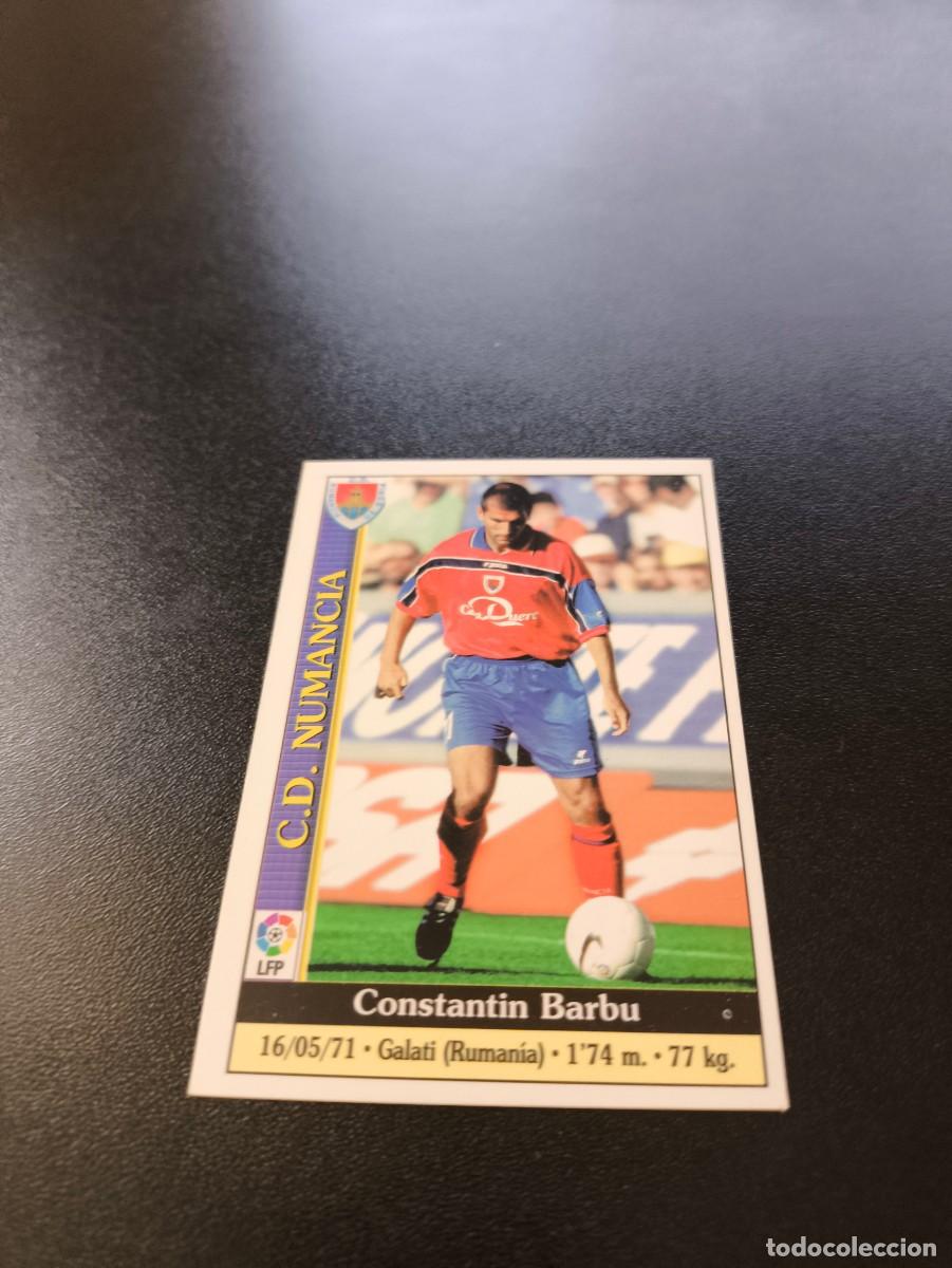 Fu&szlig;ball-Sticker: 557 Barbu NUMANCIA ULTIMA HORA III MUNDICROMO FICHAS LIGA 1999 2000 99 00 NO PANINI ESTE