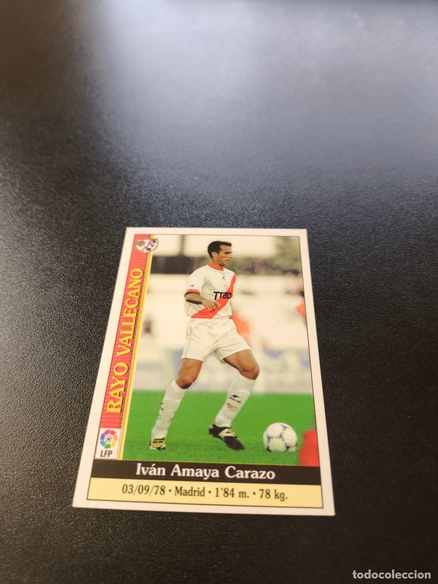 Fu&szlig;ball-Sticker: 558 AMAYA RAYO VALLECANO ULTIMA HORA III MUNDICROMO FICHAS LIGA 1999 2000 99 00 NO PANINI ESTE