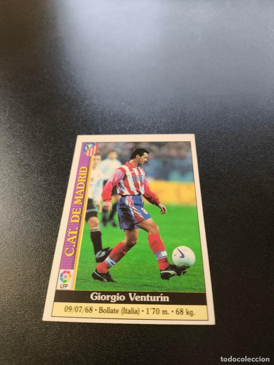 Fu&szlig;ball-Sticker: 560 Venturin ATLETICO D MADRID ULTIMA HORA III MUNDICROMO FICHAS LIGA 1999 2000 99 00 NO PANINI ESTE