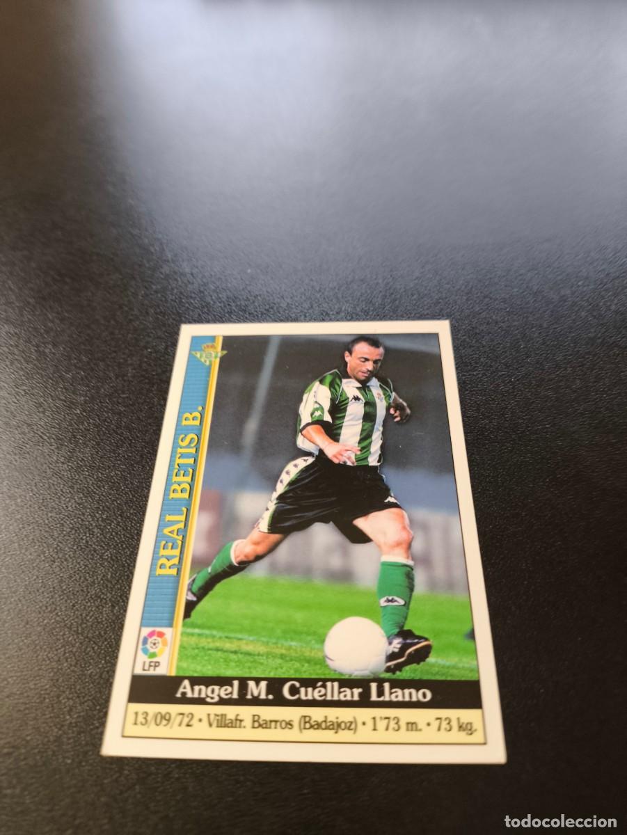 Cromos de F&uacute;tbol: 563 Cuellar BETIS ULTIMA HORA III MUNDICROMO FICHAS LIGA 1999 2000 99 00 NO PANINI ESTE