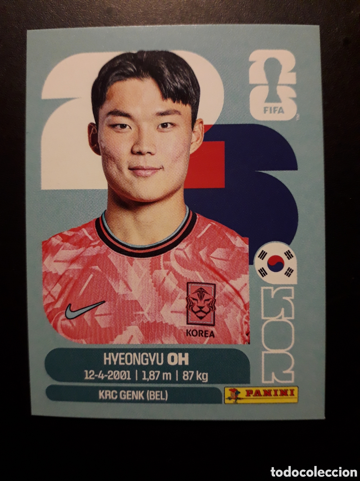 Cromos de F&uacute;tbol: H OH COREA DEL SUR KOR 20 MUNDIAL F&Uacute;TBOL 2026 FIFA WORLD CUP PANINI SIN PEGAR PEDIDO M&Iacute;NIMO 3&euro;
