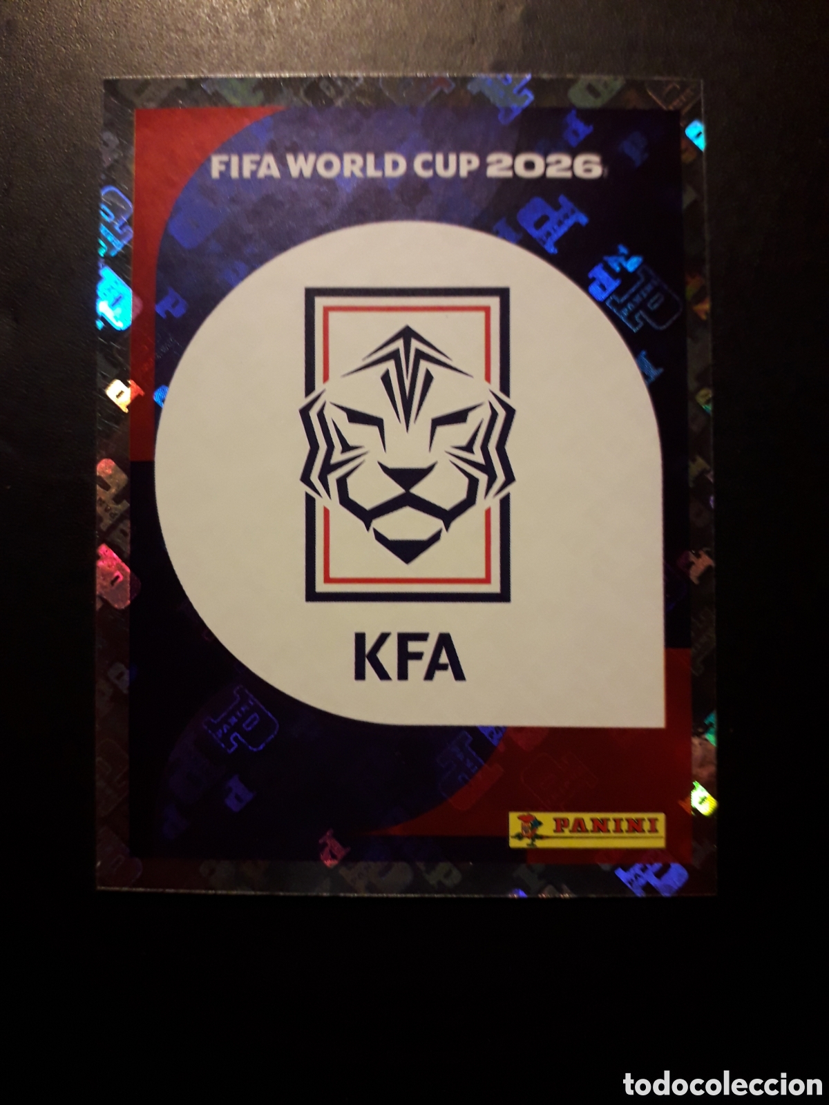 Cromos de F&uacute;tbol: ESCUDO COREA DEL SUR KOR 1 MUNDIAL F&Uacute;TBOL 2026 FIFA WORLD CUP PANINI SIN PEGAR PEDIDO M&Iacute;NIMO 3&euro;.