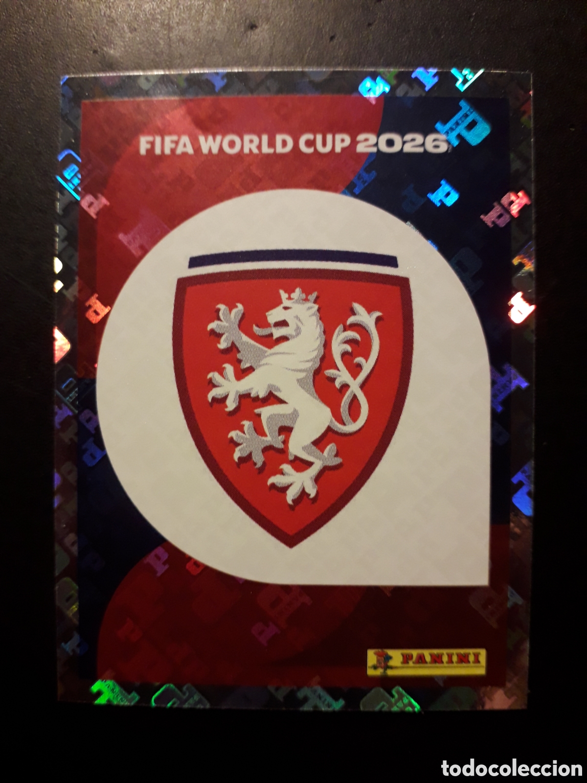 Cromos de F&uacute;tbol: ESCUDO REP CHECA/CHEQUIA CZE 1 MUNDIAL F&Uacute;TBOL 2026 FIFA WORLD CUP PANINI SIN PEGAR PEDIDO M&Iacute;NIMO 3&euro;.